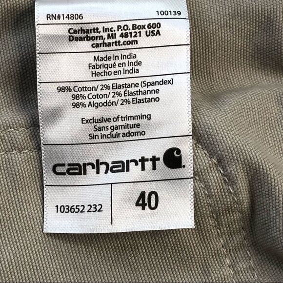 CARHARTT SHORTS  RELAXED FIT UTILITY - Picture 12 of 12